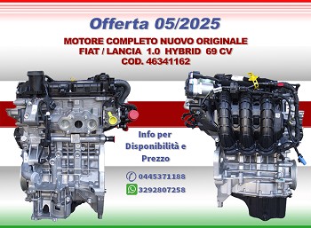 MOTORE COMPLETO NUOVO ORIGINALE FIAT / LANCIA COD. 46341162