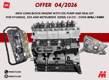 NEW LONG BLOCK ENGINE FOR HYUNDAI,  KIA AND MITSUBISHI
